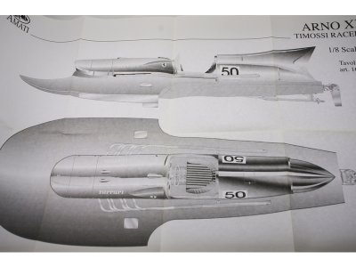 AMATI Arno XI Racer závodní člun 1960 1:8 kit