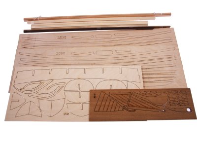 AMATI Walfangboot harpunářský člun 1860 1:16 kit