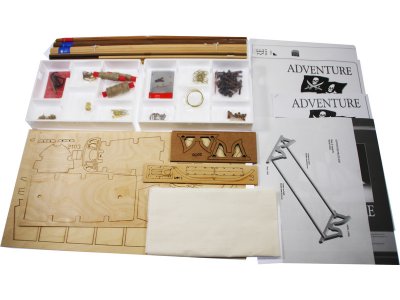 AMATI Adventure pirátská loď 1760 1:60 kit