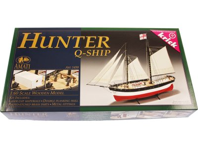 AMATI H.M.S. Hunter škuner 1:60 kit