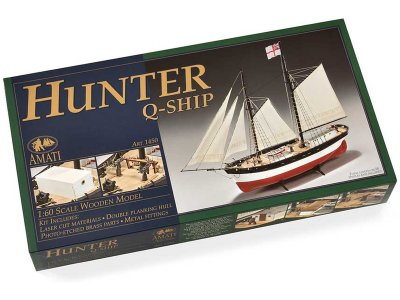 AMATI H.M.S. Hunter škuner 1:60 kit