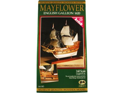 AMATI Mayflower anglická galeóna 1620 1:60 kit