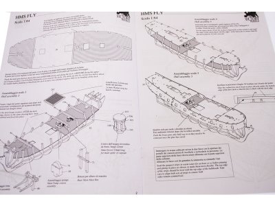 VICTORY MODELS H.M.S. Fly 1776 1:64 kit