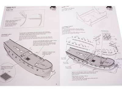 VICTORY MODELS H.M.S. Fly 1776 1:64 kit