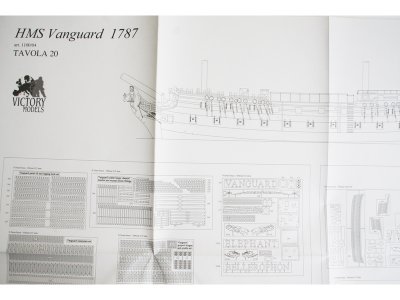 VICTORY MODELS H.M.S. Vanguard 1798 1:72 kit