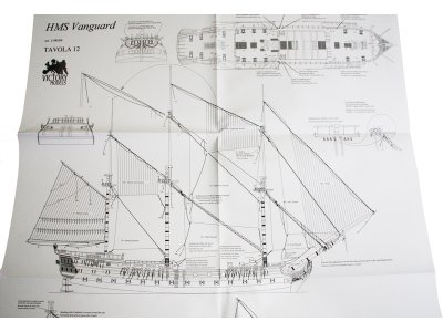 VICTORY MODELS H.M.S. Vanguard 1798 1:72 kit