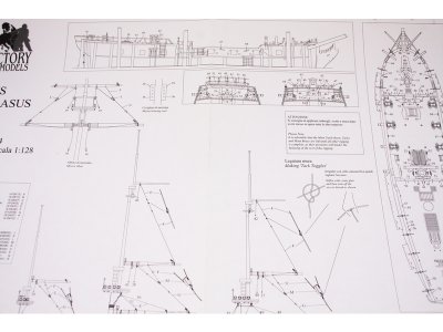 VICTORY MODELS H.M.S Pegasus 1776 1:64 kit