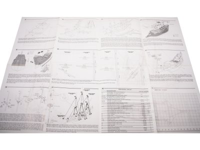 AMATI Galeóna 1:135 First step kit