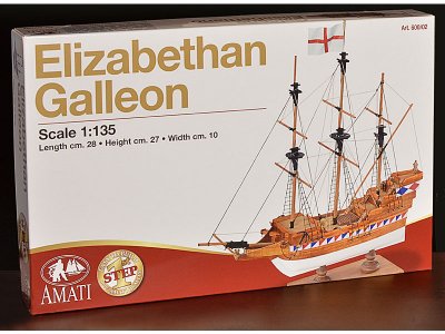 AMATI Galeóna 1:135 First step kit