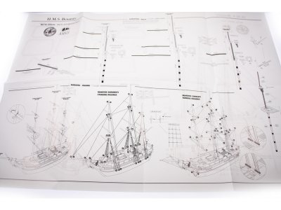 AMATI H.M.S. Bounty 1:135 First step kit