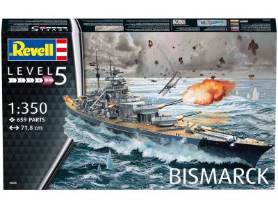 Revell 05040 Bismarck 1:350