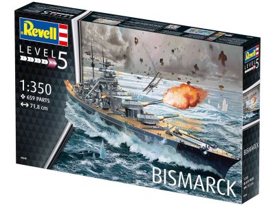 Revell 05040 Bismarck 1:350