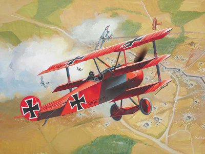 Revell 64116 set Fokker DR.1