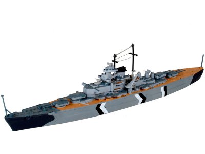 Revell 65802 Bismarck (1:1200) sada s barvama