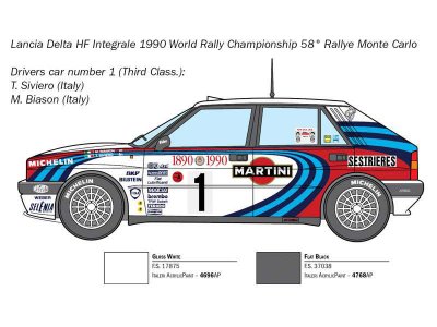 Italeri 3658 Lancia Delta HF