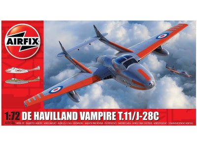 Airfix 02058A Vampire T.11/J-2