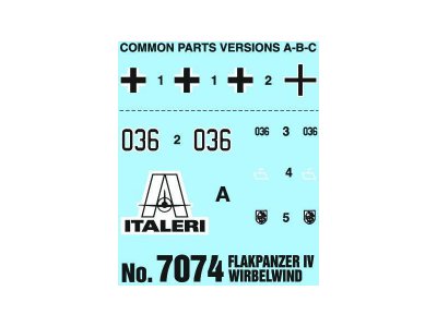 Italeri 7074 Wirbelwind (1:72)