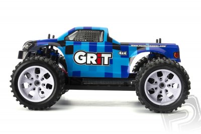 HiMOTO Monster EMXT GRIT 1:10 elektro RTR set 2,4 GHz (modré kostky)