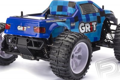 HiMOTO Monster EMXT GRIT 1:10 elektro RTR set 2,4 GHz (modré kostky)