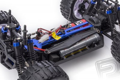 HiMOTO Monster EMXT GRIT 1:10 elektro RTR set 2,4 GHz (modré kostky)