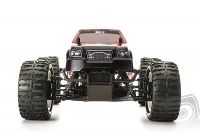 HiMOTO Monster EMXT GRIT 1:10 elektro RTR set 2,4 GHz (červené kostky)