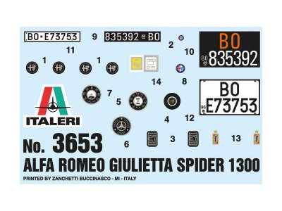 iTALERI 3653 ALFA ROMEO 1300