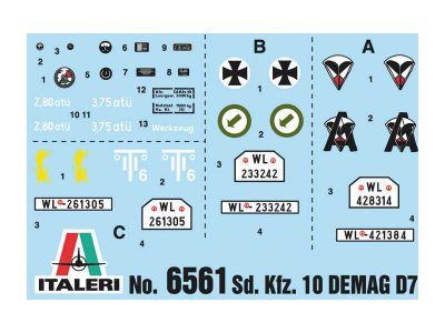 Italeri 6561 Sd.Kfz.10 demag