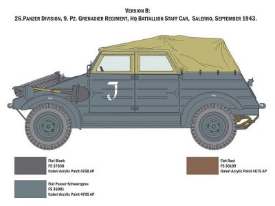 Italeri 7405 Kubelwagen 1:9