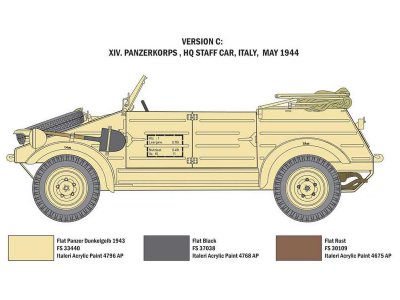 Italeri 7405 Kubelwagen 1:9