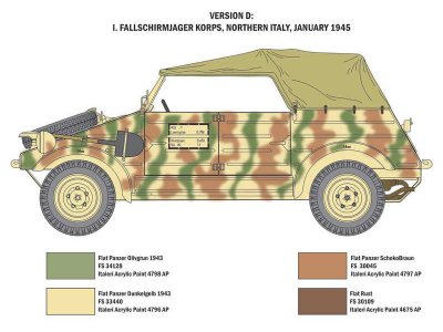 Italeri 7405 Kubelwagen 1:9