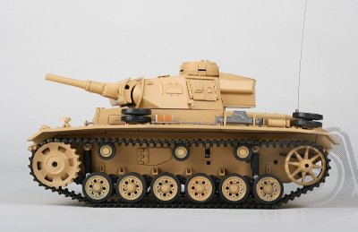 RC tank 1:16 Tauch PANZER III Ausf. H kouř. a zvuk. efekty