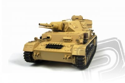 RC tank 1:16 Panzerkampfwagen IV Ausf. F-1 kouř. a zvuk. efekty