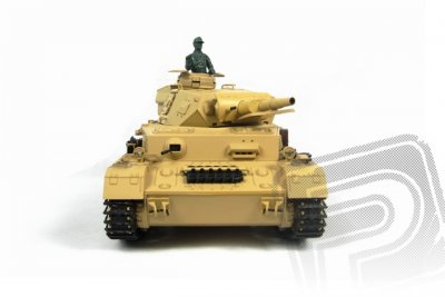 RC tank 1:16 Panzerkampfwagen IV Ausf. F-1 kouř. a zvuk. efekty