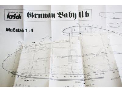 Krick Grunau Baby 1:4 kit