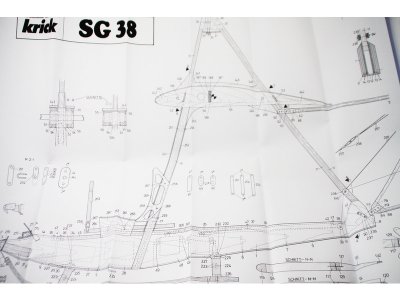 Krick 10140 model v rozsypu SG38 1:4 kit 2602mm