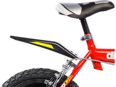 DINO Bikes - Dětské kolo 14" červené