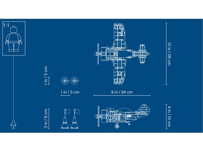 Lego 31094 Závodní letadlo