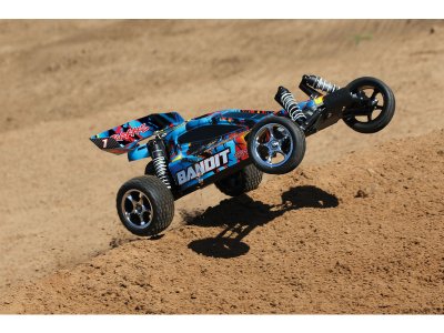 Traxxas Bandit 1:10 RTR modrý