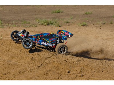 Traxxas Bandit 1:10 RTR modrý