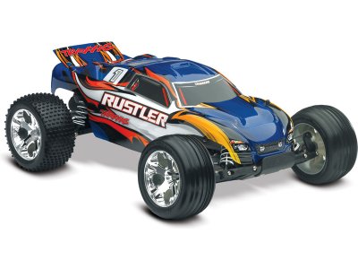 Traxxas Rustler 1:10 RTR modrý