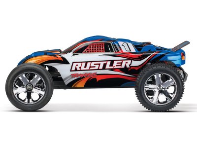 Traxxas Rustler 1:10 RTR modrý