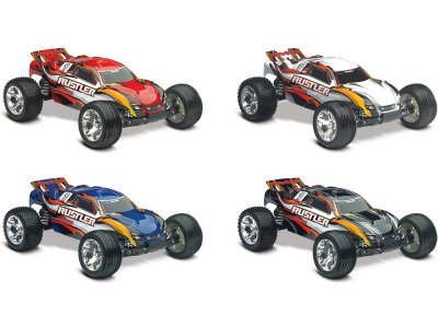 Traxxas Rustler 1:10 RTR modrý