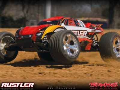 Traxxas Rustler 1:10 RTR modrý