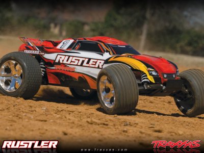 Traxxas Rustler 1:10 RTR červený