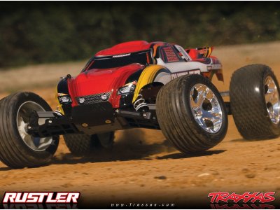 Traxxas Rustler 1:10 RTR červený