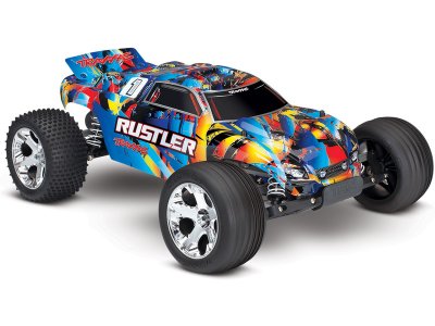 Traxxas Rustler 1:10 RTR červený