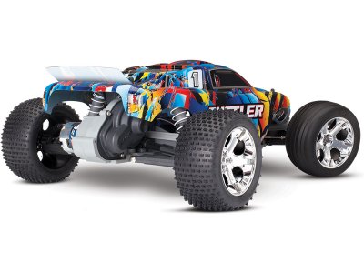 Traxxas Rustler 1:10 RTR červený