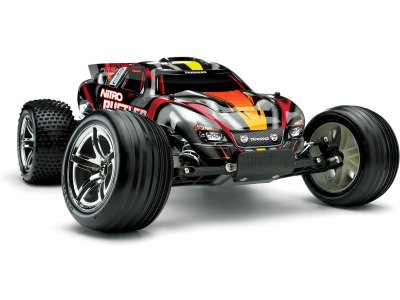 Traxxas Nitro Rustler 1:10 TQi RTR červený