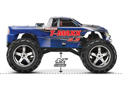 Traxxas Nitro T-Maxx 3.3 1:8 TQi Bluetooth RTR černý