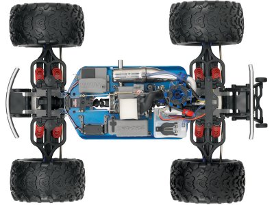 Traxxas Nitro T-Maxx 3.3 1:8 TQi Bluetooth RTR červený